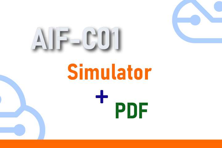 Package AIF-C01 AWS Certified AI Practitioner - Simulator + PDF
