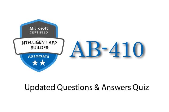 Exam PDF AB-410 - Building Intelligent Applications