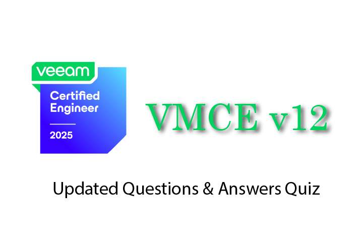 Exam PDF Veeam VMCE v12 - Veeam Certified Engineer