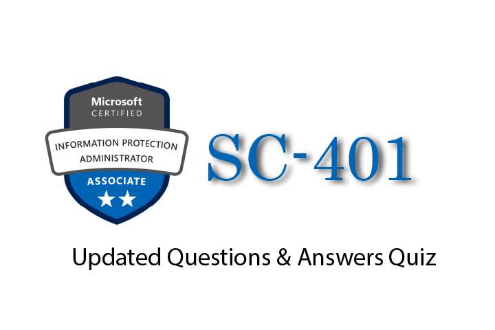 Exam PDF SC-401 - Information Security Administrator