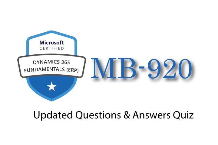 Exam PDF MB-920 - Dynamics 365 Fundamentals (ERP)
