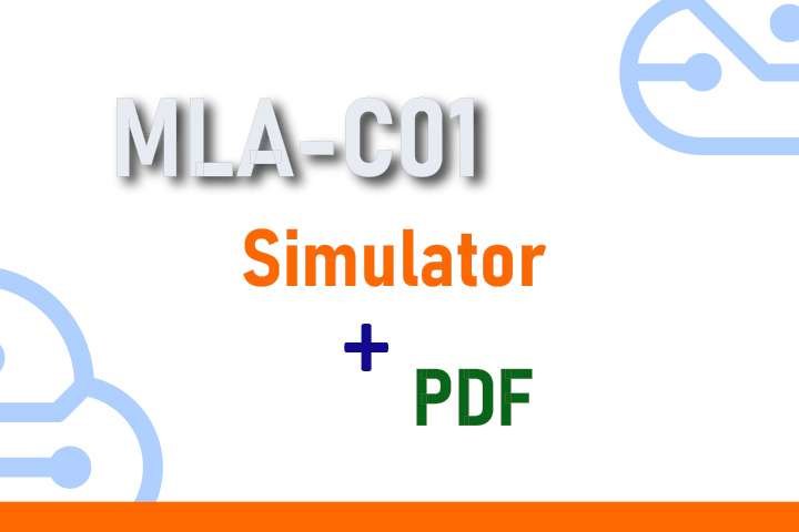 Package MLA-C01 - AWS Certified Machine Learning Engineer - Associate - Simulator + PDF