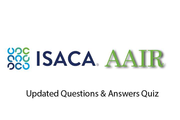 Exam PDF Isaca AAIR - Advanced in AI Risk