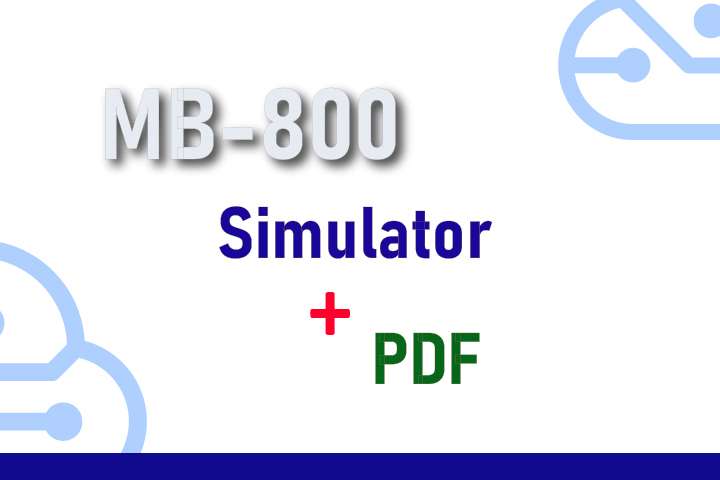 Package MB-800 - Dynamics 365 Business Central Functional Consultant Associate - Simulator + PDF